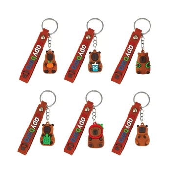 Brelok KAPIBARA - mix wzorów,display 12