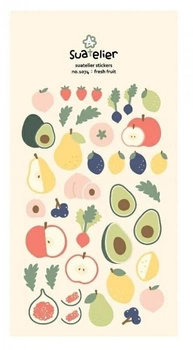 NAKLEJKI ozdobne OWOCE