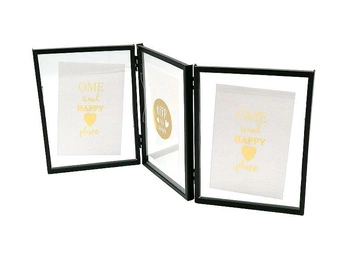 ramka składana na 3 zdjęcia 10x15cm; 40x20x1cm,