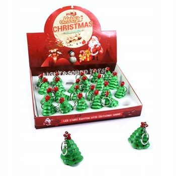 BRELOK ŚWIECĄCY ŚWIĄTECZNY choinka