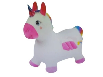 Pluszowy Skoczek Jednorożec, color box+ pompka, waga 1300 g, roz. 58x2