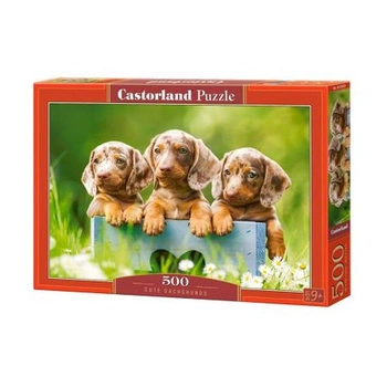 Castorland Puzzle 500 el. Cute Dachshunds