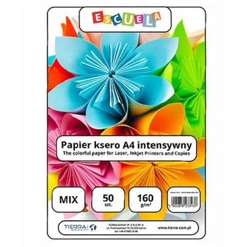 PAPIER KSERO A4/50 160G INTENSYWNY