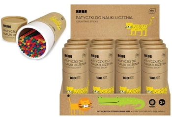 Patyczki drewniane do nauki BEBE Friends, Interdruk