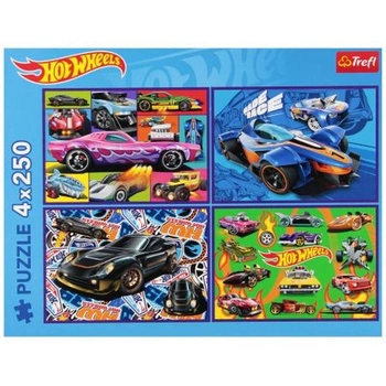 PUZZLE 4X250 HOT WHEELS