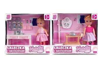 LALKA NATALIA Z AKCESORIAMI TOALETA11 CM
