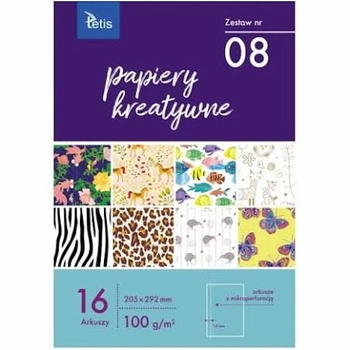 PAPIERY KREATYWNE zestaw nr 08