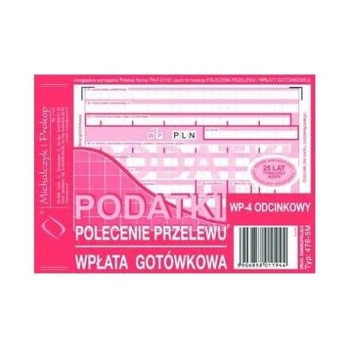polecenie przelewu a6 podatki 4skł miękkie