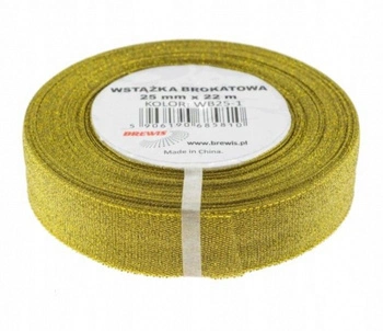 Wstążka brokatowa 25mm WB25-1