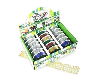 TAŚMA KORONKA METALIC 18/1M