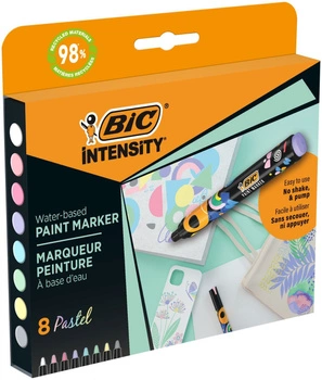 Bic Markery akrylowe Intensity Pastel Paint mix 8szt