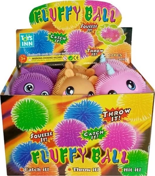 Gniotek KULKA - mix 12 szt - display