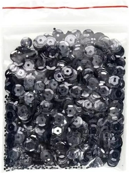 Cekiny błyszczące 8 mm B210 szary