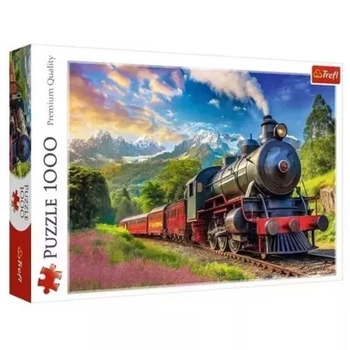 Puzzle 1000 el. Podróż pociągiem Trefl