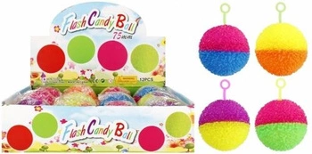 PIŁKA NA GUMCE SWIAT PISZC 8CM MIX4 MC12 180 360