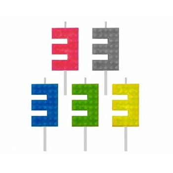 Godan Świeczka urodzinowa Klocki 3