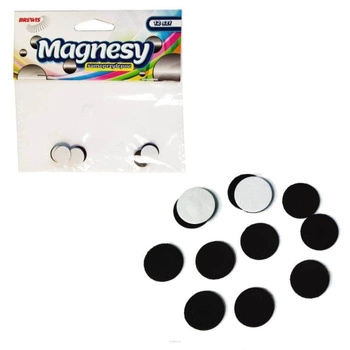 Magnes samoprzylepny kółka MS12