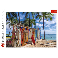 Puzzle 1000 el. Plaża Waikiki Hawaje