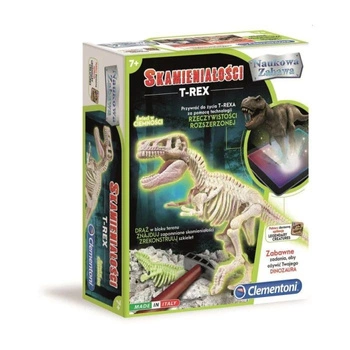 Clementoni Skamieniałości T-rex Naukowa Zabawa - Fluorescencyjny