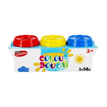 Masa plastyczna 3 kolory tuba MEGA CREATIVE 471253