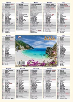 KALENDARZ 2026 LISTKOWY KL 9788381815451