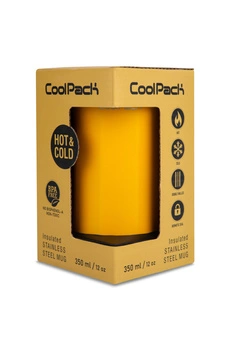 COOLPACK - COFFEE MUG - TOM - KUBEK TERMICZNY, 350 ml - MUSTARD