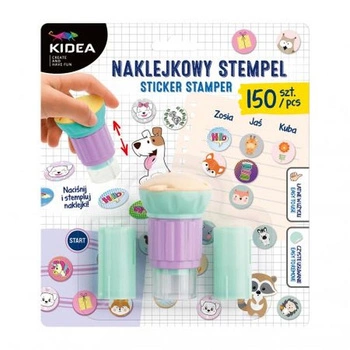 NAKLEJKOWY STEMPEL 150 SZT. KIDEA