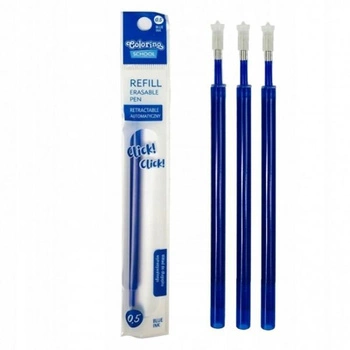 Wkłady do Długopisu Wymazywalnego Automatycznego Click! 3sztuki CoolPack