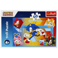 Puzzle 60 el. Sonic w akcji