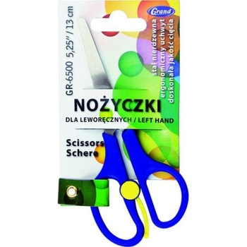 Nożyczki Fiorello 5,25 GR-6500 SZKOLNE  z linijką - dla leworęcznych
