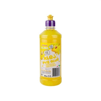Tuban Klej PVA żółty brokatowy 500ml Slime