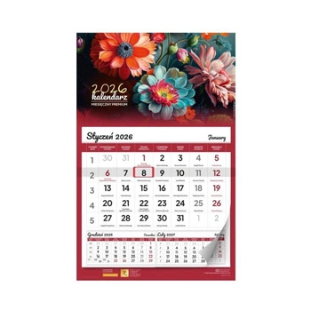 Kalpol.bis Kalendarz ścienny 2026 miesięczny Premium