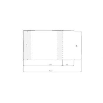 Okładka R214 Sztapel (wysokość 214 mm 285/422mm) (opakowanie 50szt)