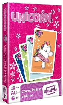Gra Karciana Czarny Piotruś Memo Happy Unicorn Cartamundi