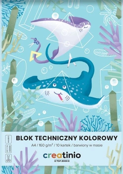 BLOK TECH A4 10K 160G KOLOR CREATIV