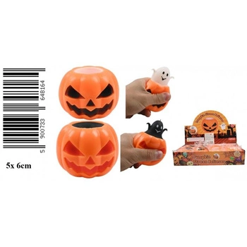 Gniotek Halloween Duszek w dyni (12/288)D42815