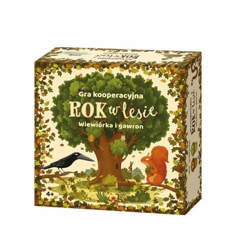 Rok w lesie.Gra Wiewiórka i gawron