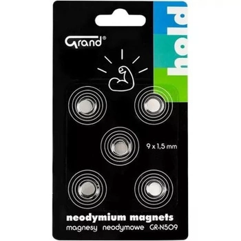 MAGNESY NEODYMOWE 9MM 5SZT