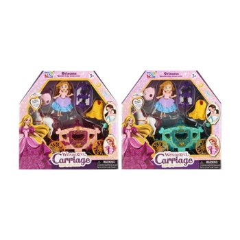 Lalka 8 cm Księżniczka z akcesoriami MEGA CREATIVE 568437 20X21X7