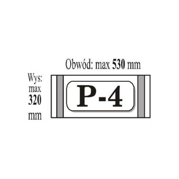 OKŁADKA PRZYLEPNA P-4 NA FORMAT A4