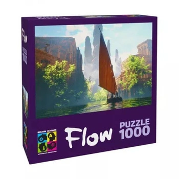 GRA PUZZLE 1000 el. FLOW ŁÓDŹ