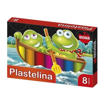 PLASTELINA 8 kol. MONA