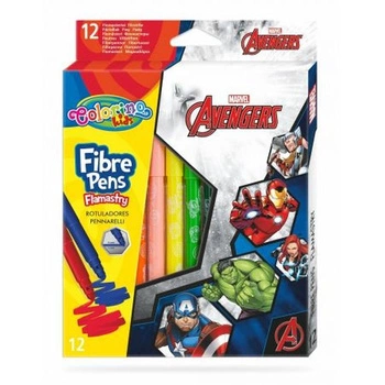 DISNEY KIDS COLORINO - FLAMASTRY 12 KOL. / AVENGERS / /12/
