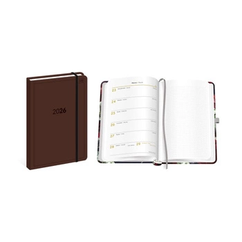 Kalendarz książk.B5 192 Mat+UV Simple 26