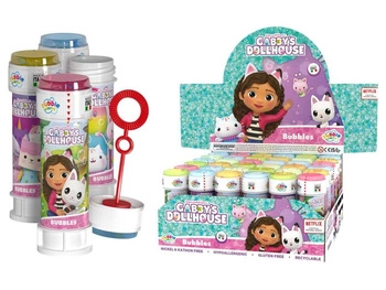 BAŃKI MYDLANE 60 ML - KOCI DOMEK GABBY 36 SZT/DISP