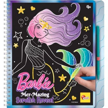 LISCIANI BARBIE SKETCH BOOK MER-MAZING SCRATCH REVEAL