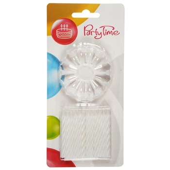 Świeczki urodzinowe białe (24 szt.)