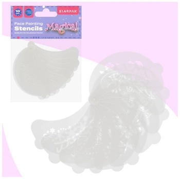 SZABLON DO MALOWANIA TWARZY 10EL MAGICAL STK 24 144PG