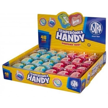 Temperówka pojedyncza z pojemnikiem Handy Astra