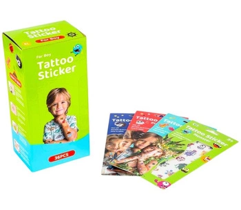 ZESTAW TATUAŻY DLA CHŁOPCÓW 36SZT W DISP K801